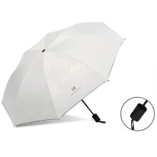 (One size, E) Large 97cm UV Protection Umbrella Automatic and Manual Foldable Portable Sun Rain Umbrella for Outdoor Travel