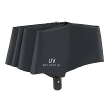 (US, H) Large 97cm UV Protection Umbrella Automatic and Manual Foldable Portable Sun Rain Umbrella for Outdoor Travel