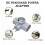 Child Protection Adapter Plug 16A 250V White ABS Multi Socket Outlet Safe Durable Easy Use 4