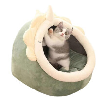 (1pcs, green) All Seasons Cat Dog Bed Warm Winter Breathable Summer Comfort Mattress Pet Cushion Gray Pink Green