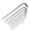 9Pcs Chrome Vanadium Hex Key Set Wrench, 1.5mm-10mm 10