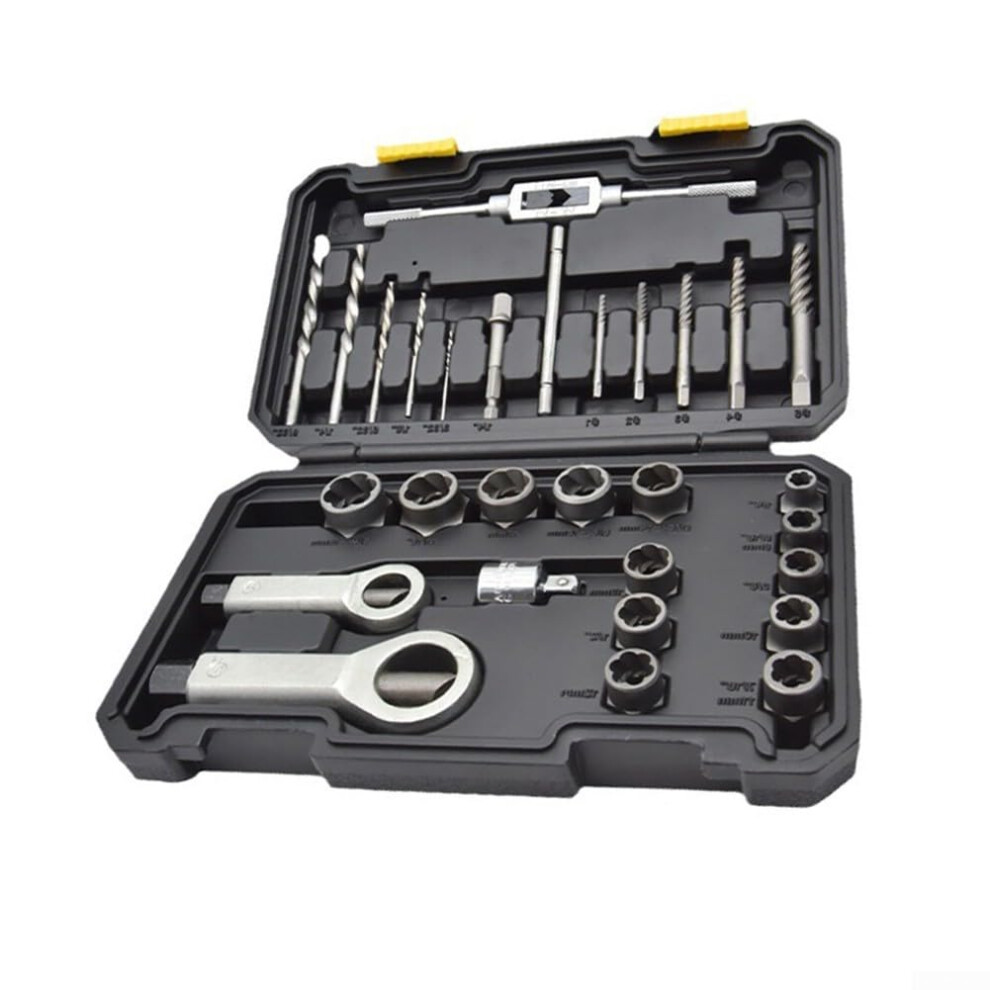 29Pc Broken Bolt Extractor Socket Set With Nut Remover And Adapter For Hand Ratchets And Wrenches 9199774494281
