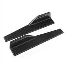 Carbon Fiber Car Side Skirts Extensions 45cm Wide Body Kit for Ford Focus MK1 MK2 MK3