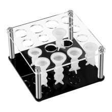 Chess Pieces Storage Holder Acrylic Display Stand for Silicone Molds and Tournament Use