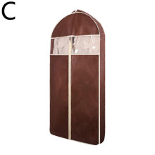 (1pcs, Coffee) For Down Jackets Storage Bag 3D Hanging Clothes Organizer Dustproof Breathable Wardrobe Space Saver For Thick Coats