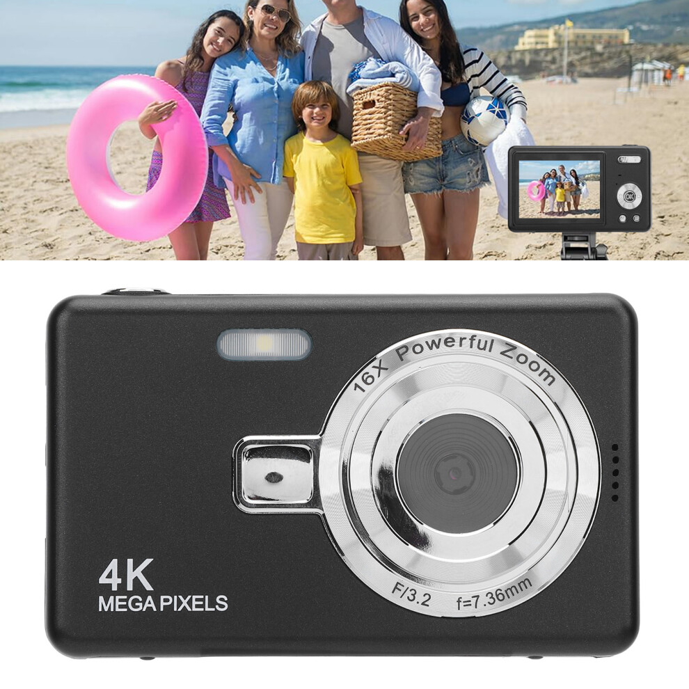 Capture 50Mp Photos & 4K Videos With 2.4Inch Camera 16X Zoom - No Card Light 8711378472499