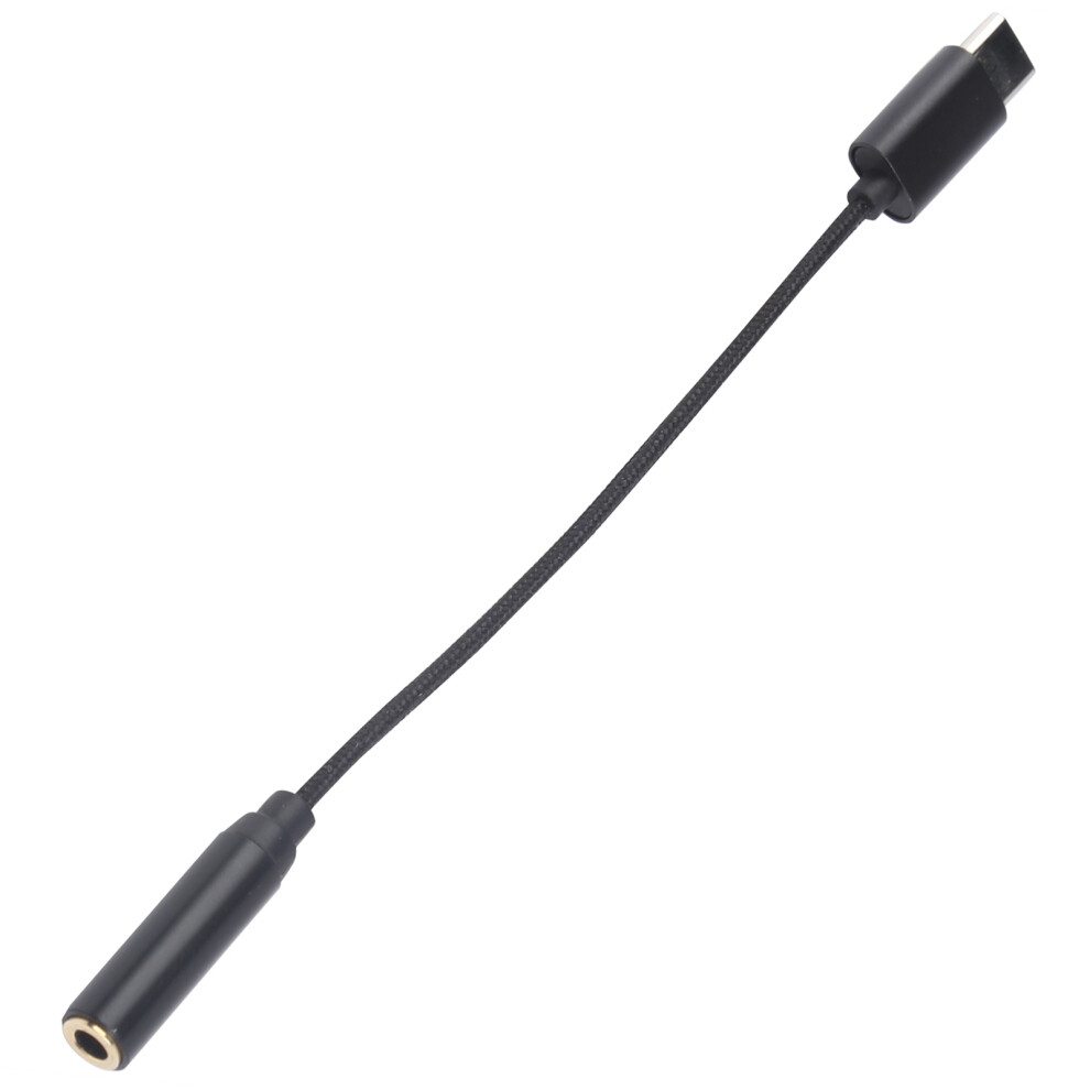 Braided 3.5Mm Trrs To Typec Audio Adapter Cable For Phone Durable And Flexible 8421378473302