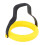 2 Pcs Silicone Egg Ring Set Yellow Non Stick Round Egg Shapers Heat Resistant 12