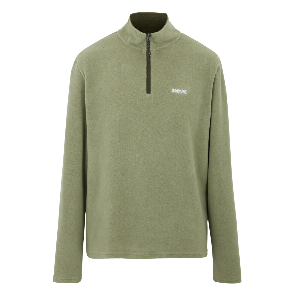 Regatta (3Xl, Oil Green) Great Outdoors Mens Thompson Half Zip Fleece Top