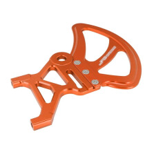 Motorcycle Side Winglet Fairing Cover with Chain Adjuster Axle Block and Brake Disc Guard Orange for Talaria Sting