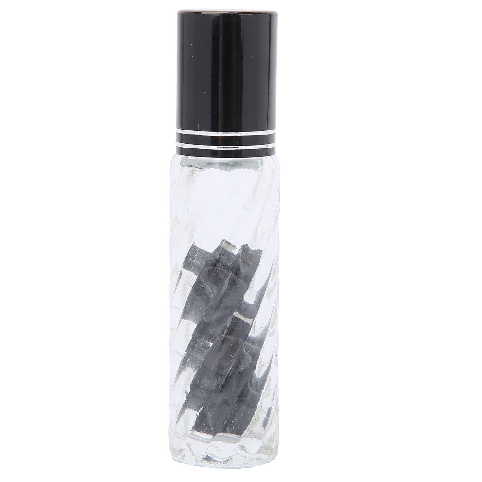 Roller Bottles For Essential Oils Shockproof Design Amber Glass Leak Proof With Gemstone Rollerball Inside Perfect For Aromatherapy And Perfume Stora