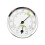 (1pcs, Silbergrün) Pointer Type Temperature Humidity Meter Compact Aluminum Alloy Hygrometer for Home Office 1