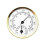 (1pcs, Gold) Pointer Type Temperature Humidity Meter Compact Aluminum Alloy Hygrometer for Home Office 1