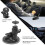 Universal Alloy & Plastic Suction Cup Mount Adapter Base, Black, 66g 13