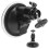 Universal Alloy & Plastic Suction Cup Mount Adapter Base, Black, 66g 14