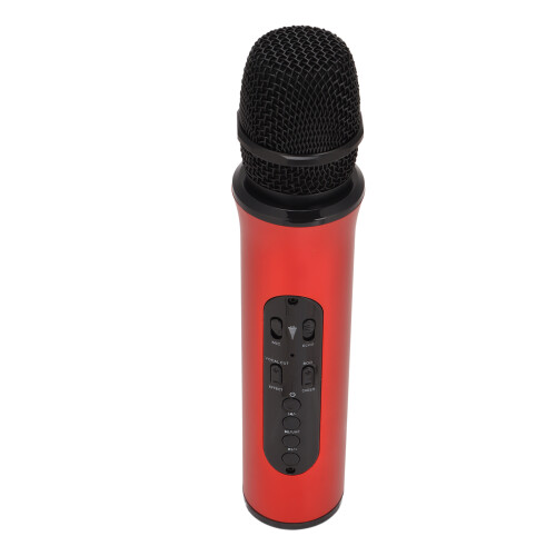 Wireless Handheld Microphone Rechargeable Built In Effects Bluetooth Speaker Recorder Function With Volume And Model Switching Buttons For Karaoke Chu 1
