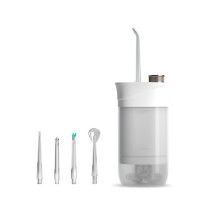 Ponta de escova de reposição para irrigador oral, ideal para higiene bucal. Inclui pontas periodontais, ortodônticas e para limpeza da língua.