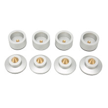 Alloy Speaker Spikes, Universal Copper Shock Base Pad, Speaker Isolation Floor Protectors For Hi-Fi Systems, Improves Sound Quality And High-Frequency