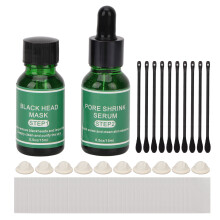 Pore Strips Blackhead Remover, Gentle Formula Peel Off Mask Witch Hazel Extract Aloe Vera Deep Cleansing Nose Brush Plant Based Cold Weather Friendly