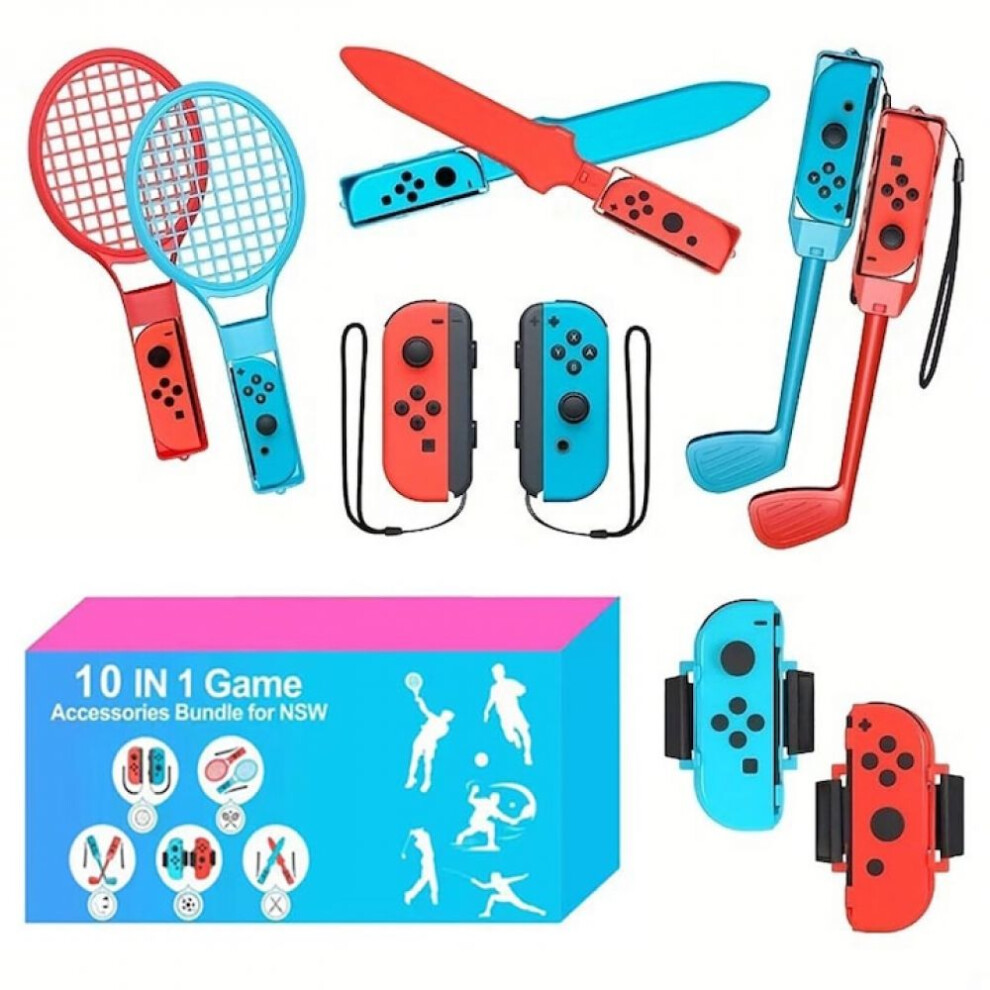 Easy To Use, Switch Sports Accessories Kit For Ultimate Family Fun, Compatible With Nintendo Switch For Immersive Gaming Experience, Enhanced Competit 9012494998382