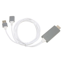 HDMI-Adapter für Streaming von Videos, Bildern und Spielen, einfach zu bedienen, breite Kompatibilität, Plug & Play, ideales Werkzeug zum Ansehen