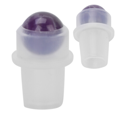 Amethyst 10 ml Roller-Fittings, 9,7–10 mm, Edelstein