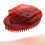 Meridiane Massagebürste - Silikon + Magnet, Rot 14