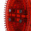 Meridiane Massagebürste - Silikon + Magnet, Rot 10