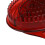 Meridiane Massagebürste - Silikon + Magnet, Rot 3
