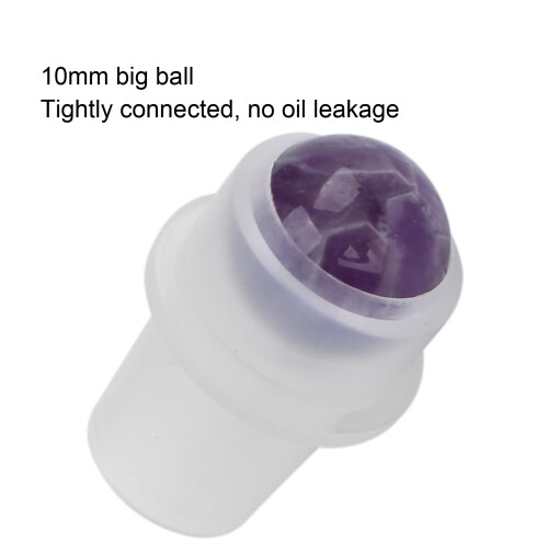 Amethyst 10 ml Roller-Fittings, 9,7–10 mm, Edelstein 2