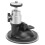 Universal Alloy & Plastic InCar Suction Cup Mount Adapter Silver 13