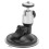 Universal Alloy & Plastic InCar Suction Cup Mount Adapter Silver 2