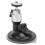 Universal Alloy & Plastic InCar Suction Cup Mount Adapter Silver 16