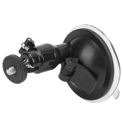 Universal Alloy & Plastic InCar Suction Cup Mount Adapter - Black 2