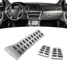 Stainless Steel Non-Slip Car Pedal Cover for Hyundai & Kia Models