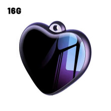 (1pcs, 16GB) For Voice Recorder AI Noise Reduction Heart-Shaped Recorder with Voice to Text MP3 Music Playback 2100 Min Long Recording Time