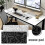 (1pcs, black) Premium Mouse Pad Thick Soft Natural Rubber Non-Slip Base Precise Edge Locking for Comfortable Gaming Work 2