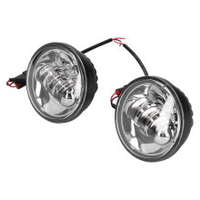 2PCS 4.5in Motorcycle LED Foglight IP67 6500K White Spot Lamp