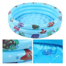 Round Baby Swimming Pool 150cm Blue Inflatable Water Play Pool