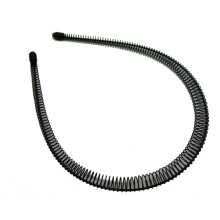 Spring Wavy Metal Hair Hoop Band Thin Hairband Footballer Style Sports Headband For Men And Women