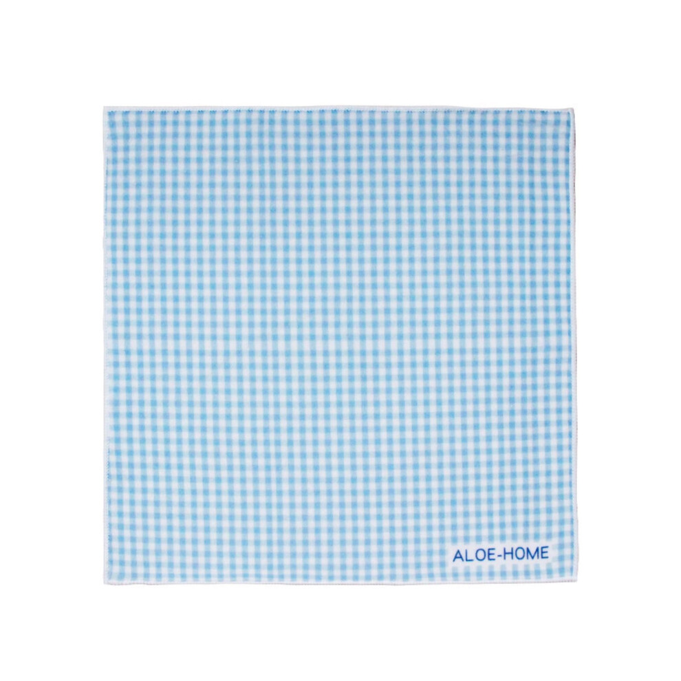Protective Wrap Camera Lightweight Soft Cloth Selfadhesive Pouch Lens Protector Plaid 50X50cm Folding Washable Blue 9187378781180