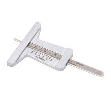 Outil portatif de mesure de la profondeur de la bande de roulement en acier inoxydable 0-50 mm pour pneus de voiture et de moto