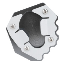 Motorcycle Side Stand Extension Plate for 1200 2023+ Gray Aluminum Alloy