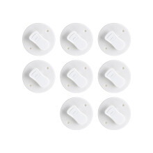 Shower Curtain Clips Adhesive Splashproof Windproof Holders For Wall Indoor Outdoor Use 8Pcs Fasteners