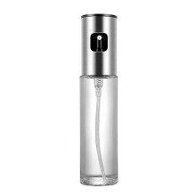 (1pcs, 100ml) Premium Glass Oil Spray Bottle 100ml Fine Mist Sprayer For Healthy Cooking Baking Grilling BPA Free Reusable Kitchen Tool