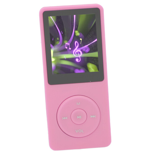 Reprodutor de MP3 portátil com tela LCD de 1,8 polegadas, interface fácil de usar para todas as idades, compatível com vários formatos de áudio, 1