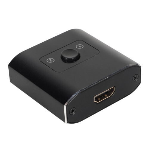 Διακόπτης HDMI 2Είσοδος 1Έξοδος 4K@60Hz, Αμφίδρομος Διαχωριστής Οθόνης με Καθρέφτη 2X1 1