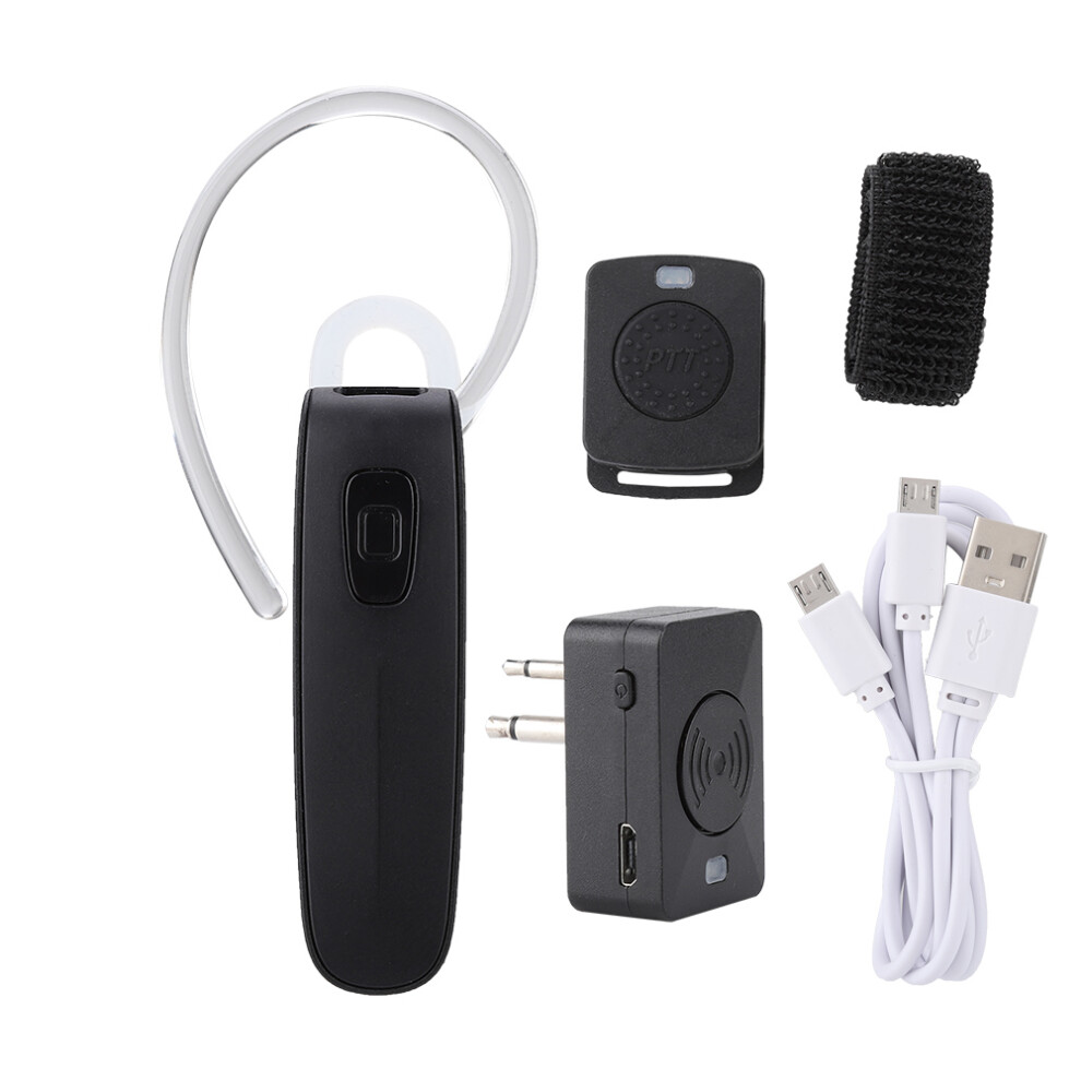 Handsfree Bluetooth Headset Usb Charging Noise Reduction Wireless Earpiece Voice Prompt Function Long Standby Time Excellent Durability Multipoint Con 9012494707717
