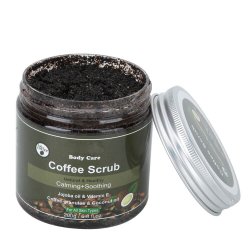 Scrub καφέ για τη θεραπεία των κιρσών που βοηθά στην αποσύνθεση και την καύση του 1
