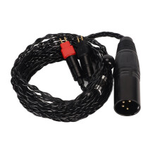 Stereo Audio Companion, Silver Plated Copper Wire For Clear And Smooth Sound, 2 Meters Long